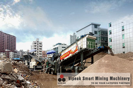 Construction Waste Mobile Crushing Plant