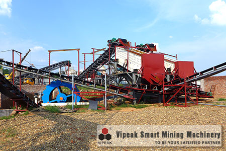 The River Stone Sand Making Machine Production Line Site