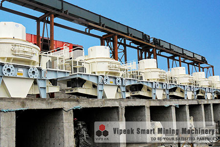 Ten Sets VSI1145 Sand Making Machines Site