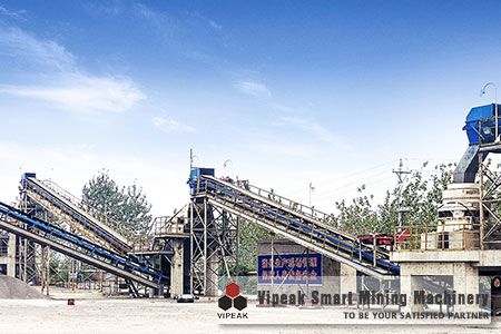 The Limestone Crushing Production Line